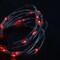 Northlight 18 Battery Operated Red LED Micro Fairy Christmas Lights - 4.25 ft Silver Wire